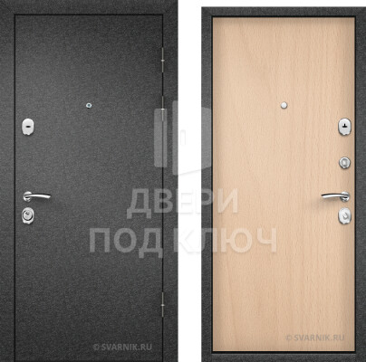 Металлическая входная дверь 3 мм с декоративной панелью ДПК-13619