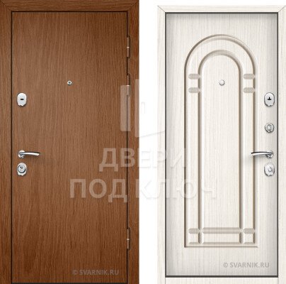 Входная металлическая усиленная дверь для дома ДПК-9151
