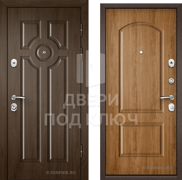 Входная дверь с установкой в коттедж ДПК-7762